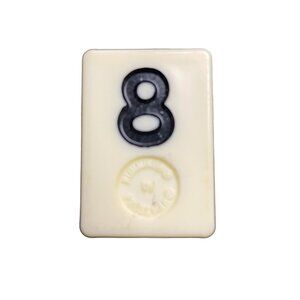 Pressman Rummikub Black 8 Tile Original Replacement Game Piece Smooth Back u